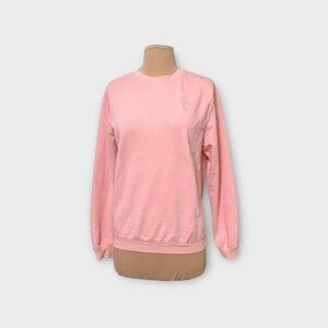 Roland-Garros Tennis Essentials Sweatshirt XS Pink Coral Cotton Terry Pullover